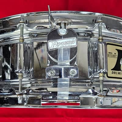 Rogers Super Ten 5x14  Chrome Over Steel 1980s - Chrome image 4