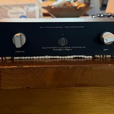 Counterpoint SA-7.1 tube preamplifier 1984 - Black image 1
