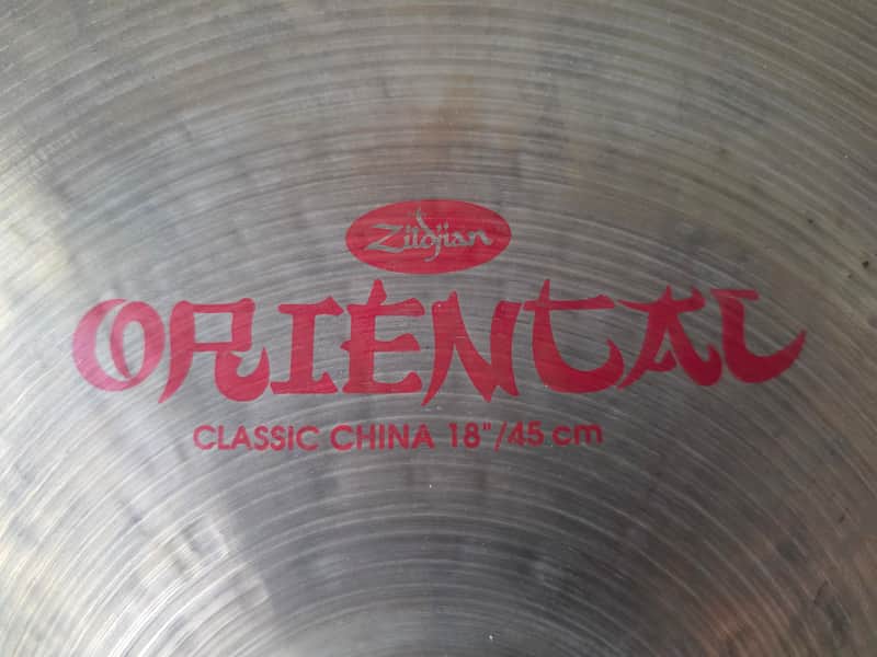 Vintage 2004 Zildjian 18" Oriental Classic China Cymbal - Excellent Condition (Pre-FX / Pre-Trash) W/ Free Case image 1