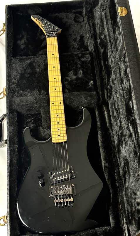 Rare LEFT HANDED 1987 Kramer Baretta American black OHC image 1