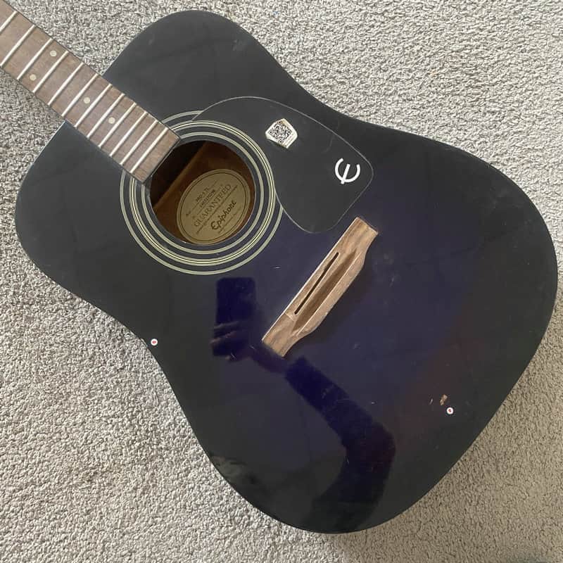 Epiphone Blue Burst Epiphone Acoustic Guitar, Sprice Top Body …