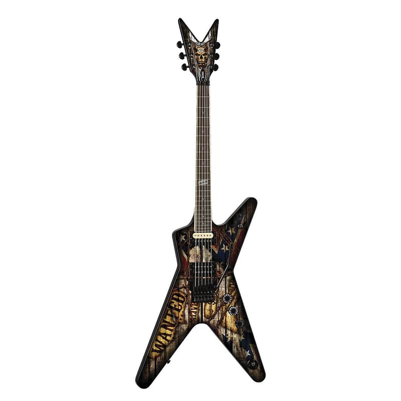 Dean Guitars Dimebag Darrell Signature Electric Guitar - Wanted Graphic (USED) image 1