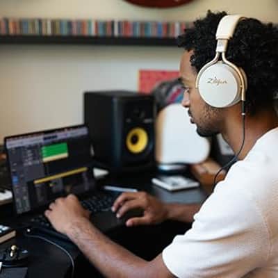 Zildjian ALCHEM-E Perfect Tune Wireless Over-Ear Closed-Back Headphones - Sandstorm (Open Box) image 8