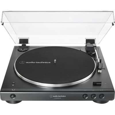Audio-Technica AT-LP60XBT-USB-BK Fully Automatic Belt-Drive Turntable, Analog, USB and/or Bluetooth imagen 3