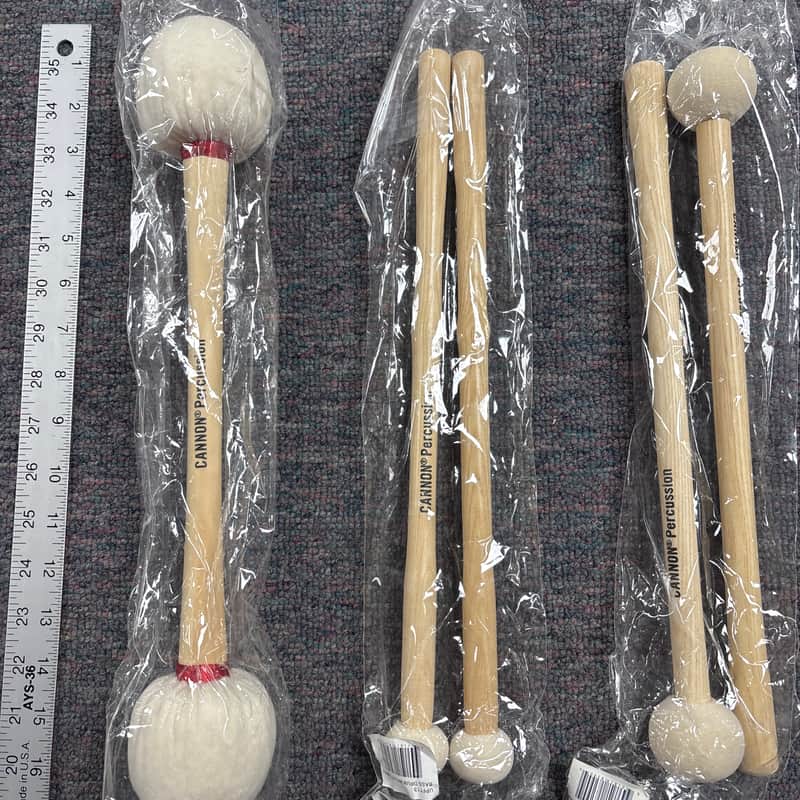 Cannon Percussion Bass Drum Mallets image 1