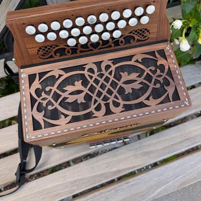 Immagine Walnut Castagnari Dony 2.5 G/C Diatonic Button Accordion - 2