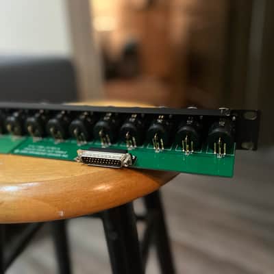 BDI DB25 to XLR Panel 8x In, 8x Out (Similar to Mamba XDB) - Black image 4