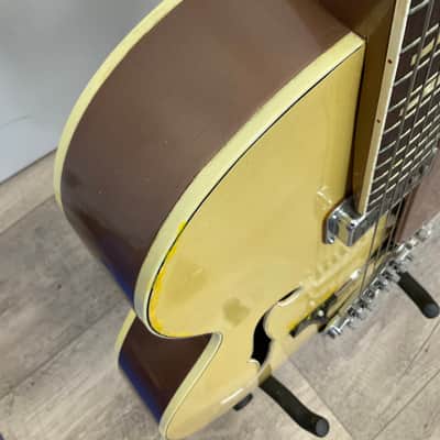 Gretsch 6189 Streamliner 1955 - 1957 - Bamboo Yellow with Copper Mist Back image 7