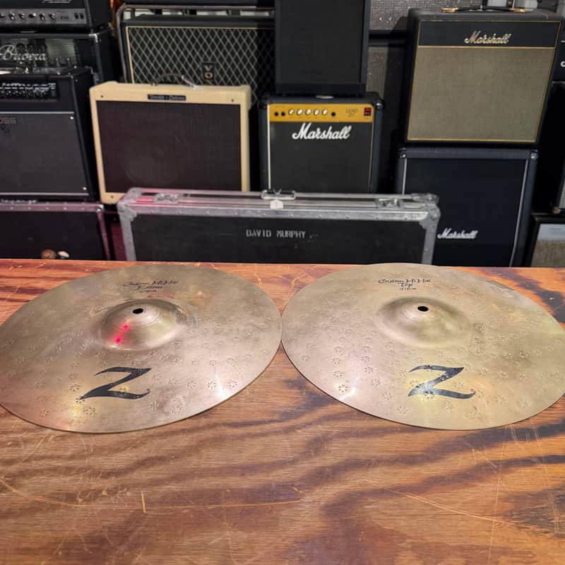 Zildjian 14' Z Custom Hi-Hat Cymbals (Pair) - Authentic Sound at a Fair Price