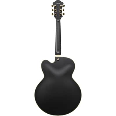 Ibanez AF75GBFK Artcore Semihollow Electric Guitar in Flat Black image 3