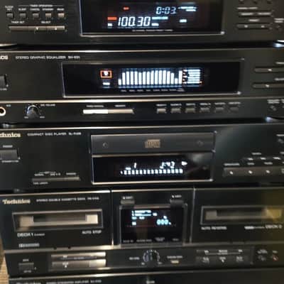 VINTAGE TECHNICS STEREO SYSTEM/CD/AUX/TAPE DECK MADE IN JAPAN image 2