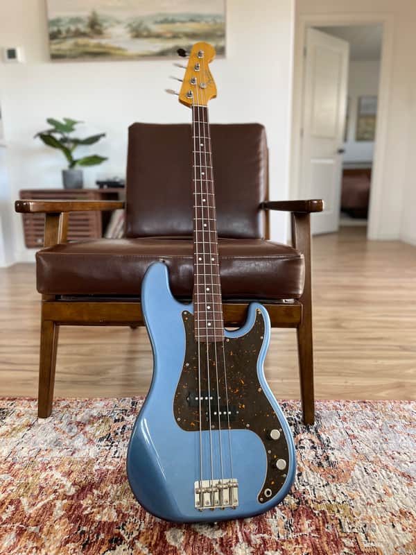 Fender PB-62 Precision Bass A Reissue MIJ 2015 LAKE PLACID BLUE image 1