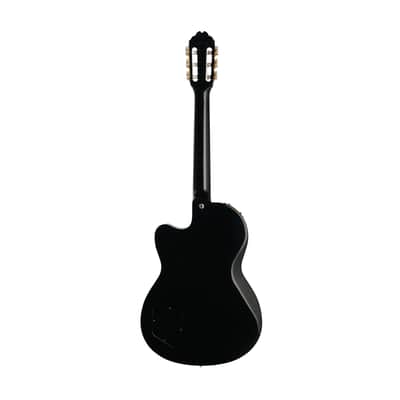 1984 Gibson Chet Atkins CE Solid-Body Nylon String Electric - Black - Narrow Neck image 2