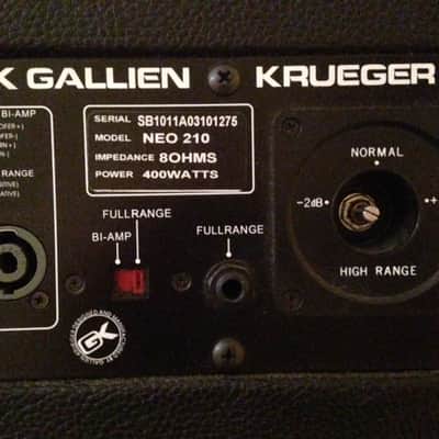 Gallien-Krueger Neo 210 Bass Cabinet - rare! image 3