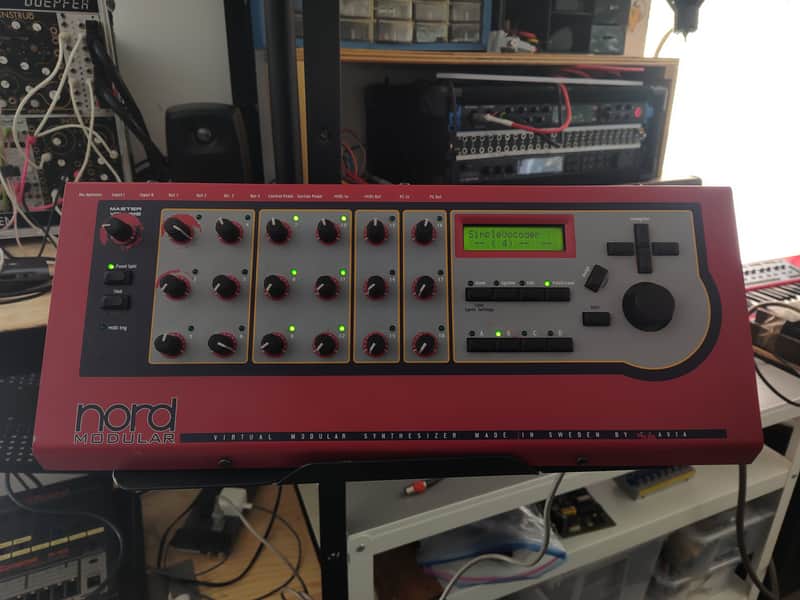Nord Modular Rack Desktop / Rackmount Virtual Synthesizer 1997 - 2003 - Red image 1