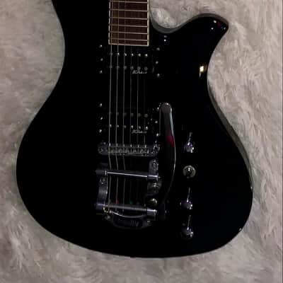 B.C. Rich eagle bigsby Pro X Gloss Black electric guitar image 1