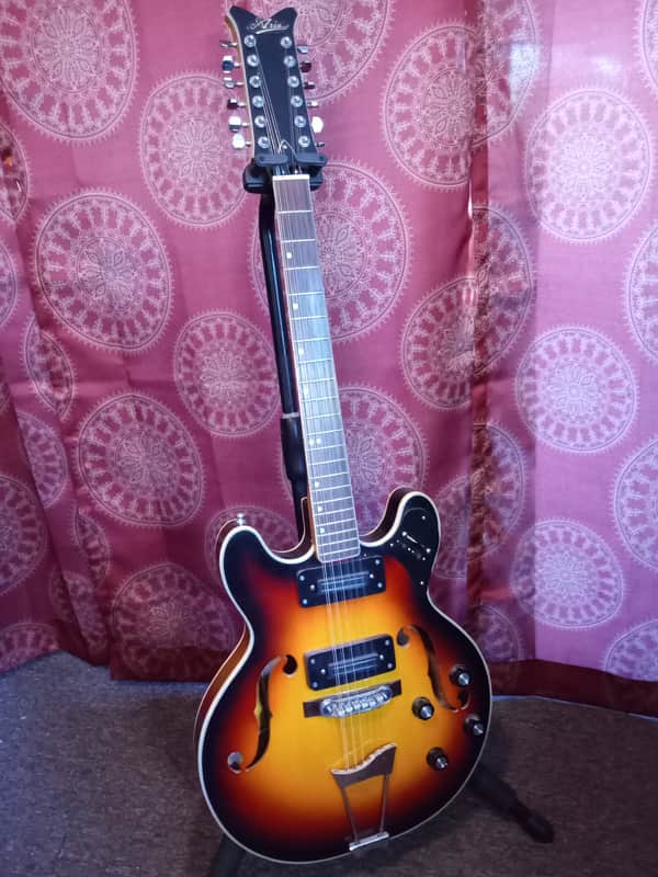 Vintage ARIA 335-style 12-string w/HSC image 1