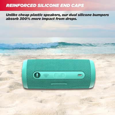 CERWIN-VEGA! VMGRN Powerful Bass,Speakers Bluetooth Wireless,Vega Mini Portable Bluetooth Speaker, Portable Wireless Speakers for Travel, Home, and Outdoor Use – Green image 3