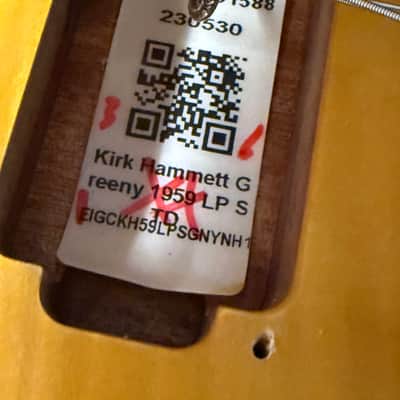 Playable project Epiphone Kirk Hammett "Greeny" '59 Les Paul Standard 2023 - Present - Greeny Burst (headstock repair) image 24