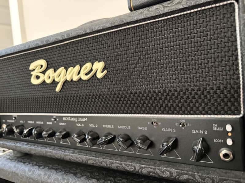 Bogner Ecstasy 3534 3-Channel 35-Watt Guitar Amp Head - Black Comet image 1