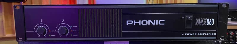 Phonic Max 860 Power Amplifier image 1