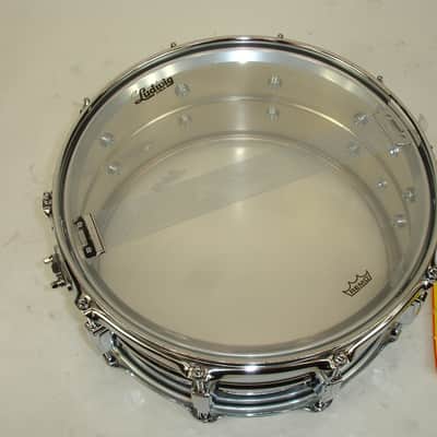Ludwig LB402B Supraphonic 14"x6.5" Chrome Over Brass Snare Drum image 10