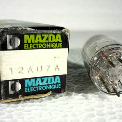 Vintage 12AU7A / ECC82 MAZDA, Strong testing, balanced, NOS, NIB. image 3