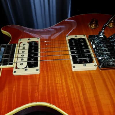 Hamer studio custom USA Sunburst Flamed Top  * Bound And Crown* Extremely RARE Version With Floyd rose image 18