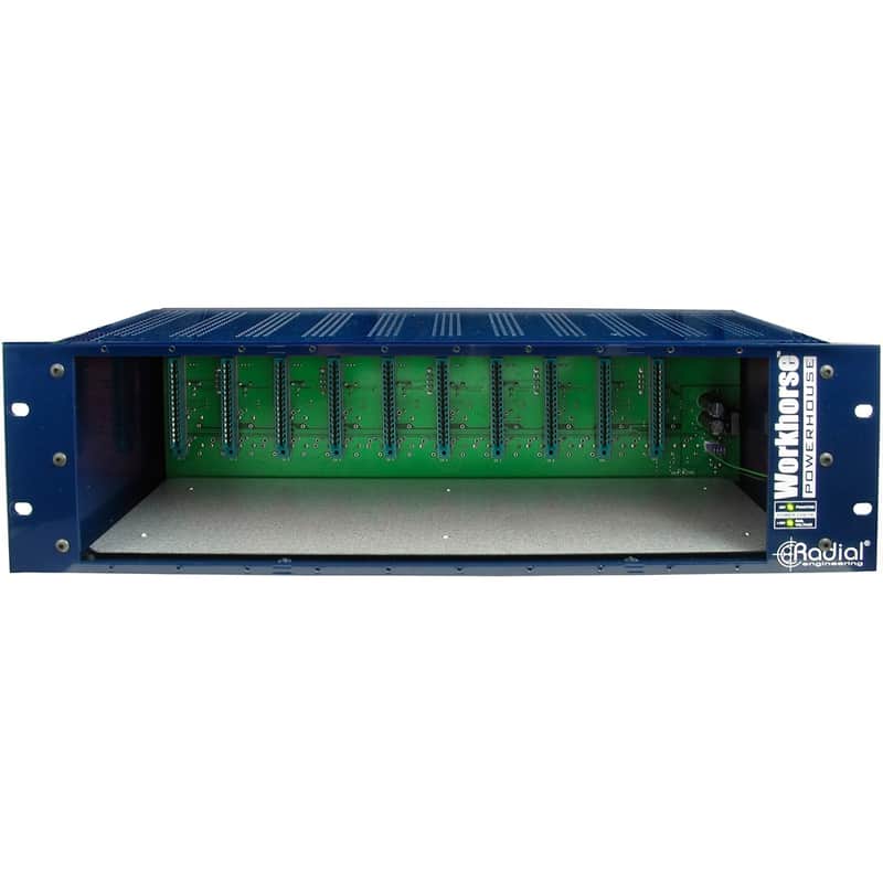 Radial Workhorse Powerhouse 10-Slot Powered 500 Series Rack image 1