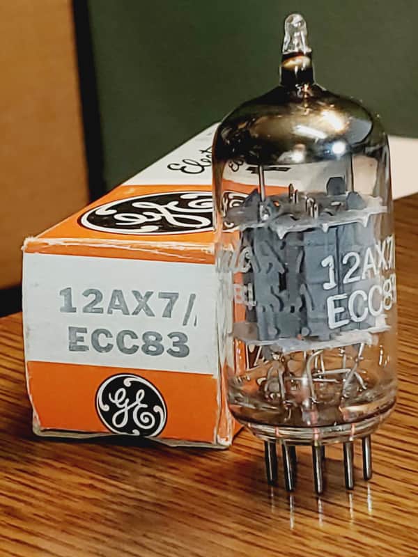 12AX7 GE  NOS/NIB MaxiPreamp2/TV7 Tested ( 1 )Tube Lot image 1