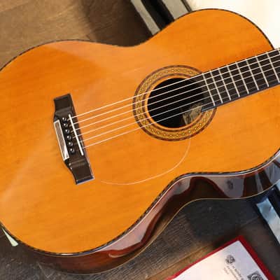 2010 Jose Oribe Gran Parlor Suprema Steel String Brazilian Rosewood Masterpiece Acoustic Guitar Natural + COA OHSC image 2