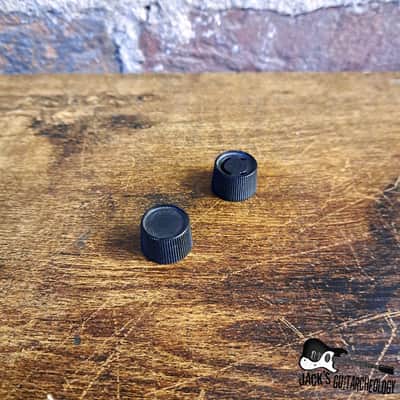 Kent / Teisco MIJ Volume & Tone Cupcake Knob Set of 2 (1960s Black) image 4