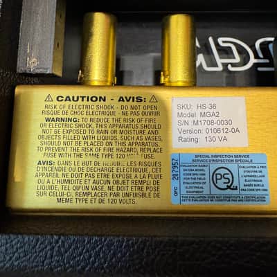 Mack Heatseeker 36 guitar tube amp head el84 image 4