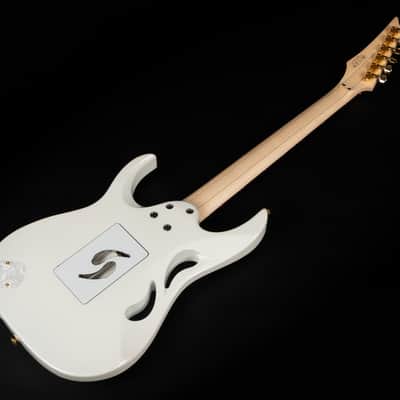 2024 Ibanez PIA3761-SLW Steve Vai Signature - Stallion White | Japan HSH DiMarzio Pickups Stainless Steel Frets Double Locking Tremolo 3.53kg | CoA OHSC image 12