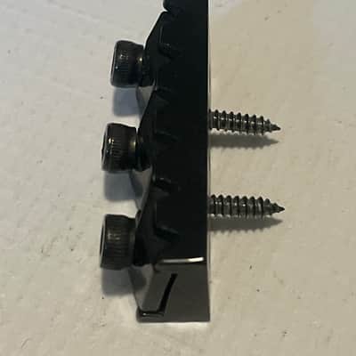 2000's Era Charvel Used FRT-01000 1000 Series Licensed Floyd Rose Black Guitar Tremolo Bridge Set image 6