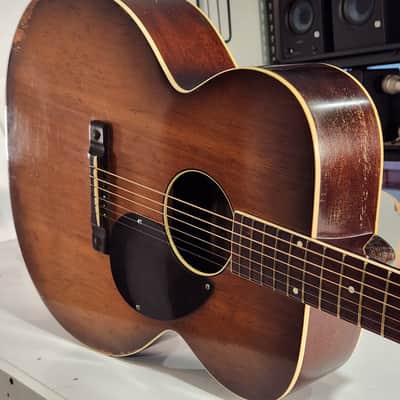 Silvertone vintage jumbo acoustic 50s model 618 image 2