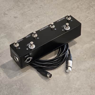 Custom Mark IV FU-3 MIDI Footswitch for Mesa Boogie - w/ Custom 12-Ft Cable image 2