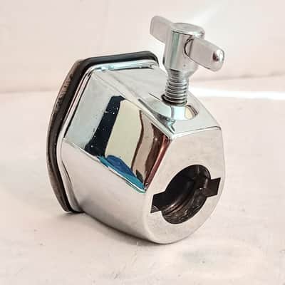 Unmarked MOUNTING BRACKET FOR TOMS, SNARE 7/8" DIAM SHIPS FREE TO CUSA! - CHROME image 2