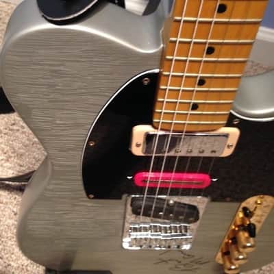 Valley Arts Custom Pro ( Rare ) Brent Mason Signiture Model 1992 Silver signed By Brent! image 4
