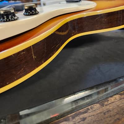 Vintage 1965 Epiphone (Kalamazoo) Granada E444T Thinline Archtop Electric Guitar - Sunburst with Gibson Case image 21