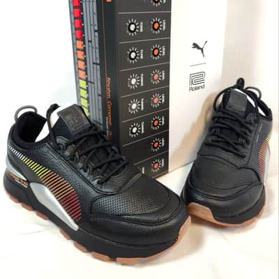 Puma X Roland RS-0, TRS-808 Commemorative Sneakers, Black, Adult Size 9