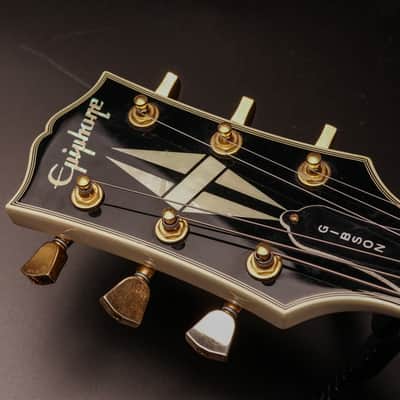 Epiphone LPC-80 Made in Japan Les Paul Custom 2001 Alpine White image 8