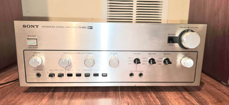 Legendary Sony TA-4650 V-FET Amplifier (Tube-like Sound) - Amazing Condition!