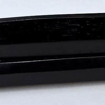 Archtop Bridge Ebony Black Gabon-Ebony-Archtop-Guitar-Bridge-W-Saddle-Gold-Plated-Hardware image 1