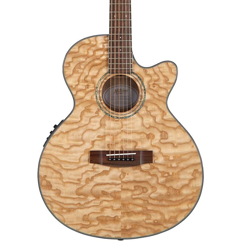 Mitchell MX430QAB Exotic Series Acoustic-Electric Guitar - image 1