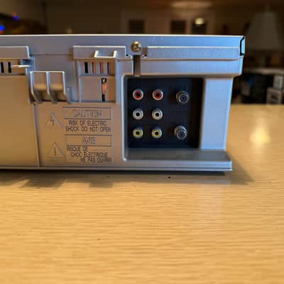 Panasonic PV-V4523S Silver Omnivision VCR Blue Line VHS Player Working Serviced! image 9