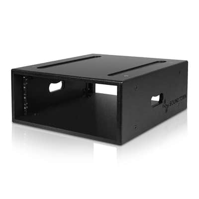 STRCP-4U | 4U PA/DJ Rack/Road Case with 4-Space, Industry-Grade Plywood with Polyurea Coating, 19.7" Rackable Depth - Pro Tour Grade image 3