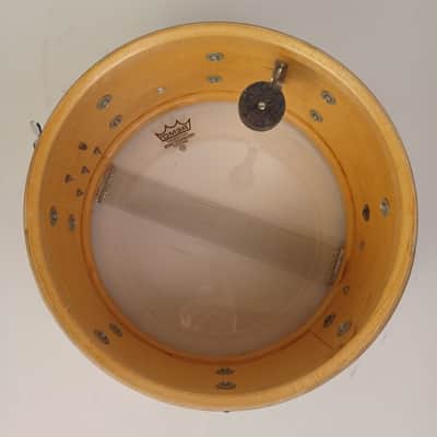 Slingerland 1972 Radio King #111 7x14"Snare Drum Blue Sparkle/Maple Vintage 70s image 11