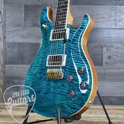 Pre-Owned PRS McCarty 594 Tremolo Wood Library - Laguna Blue with Hard Shell Case image 12