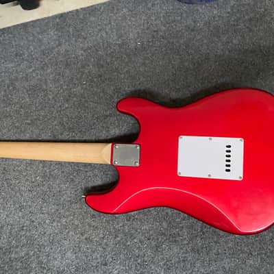 RW'S Lefty Custom Guitars Beautiful Candy apple Red Strat . image 4